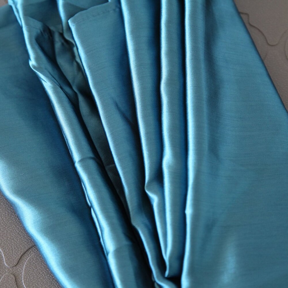 Teal Polyester Table Cloth - Picture 8 of 15